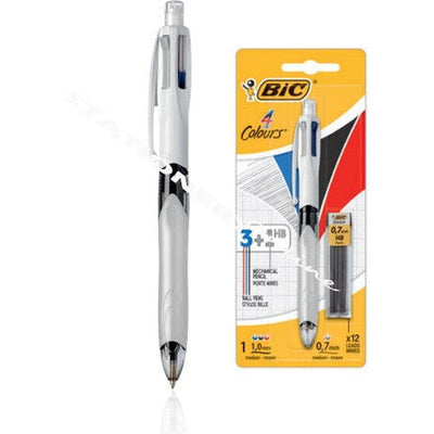 Bic 3 Ball Pens + 1 Mechanical Pencil