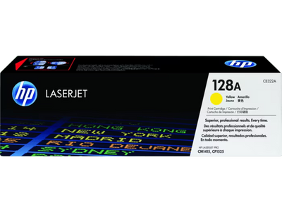 HP 128A Yellow Color - 1300 Pages / Yellow Color / Toner Cartridge