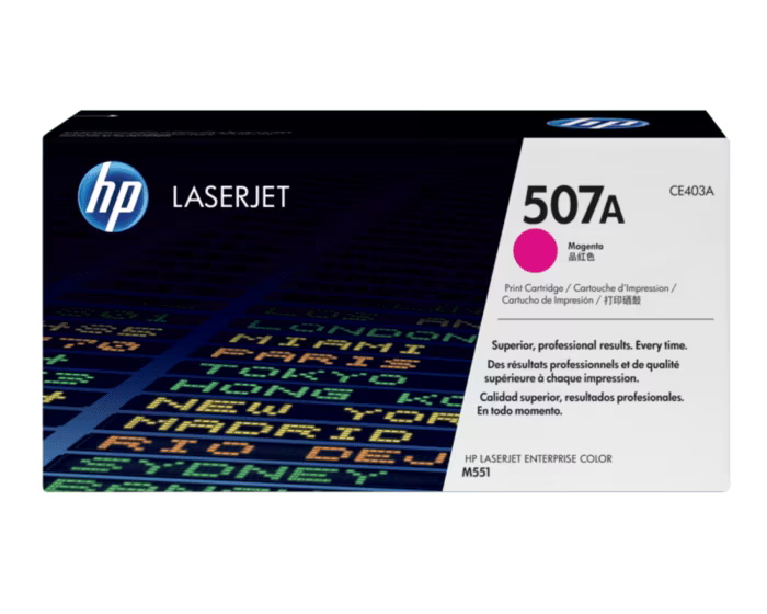 HP 507A Magenta Color - 6K Pages / Magenta Color / Toner Cartridge