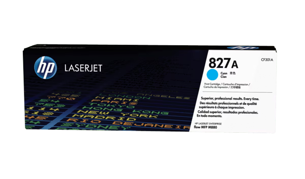 HP 827A Cyan Color - 32K Pages / Cyan Color / Toner Cartridge