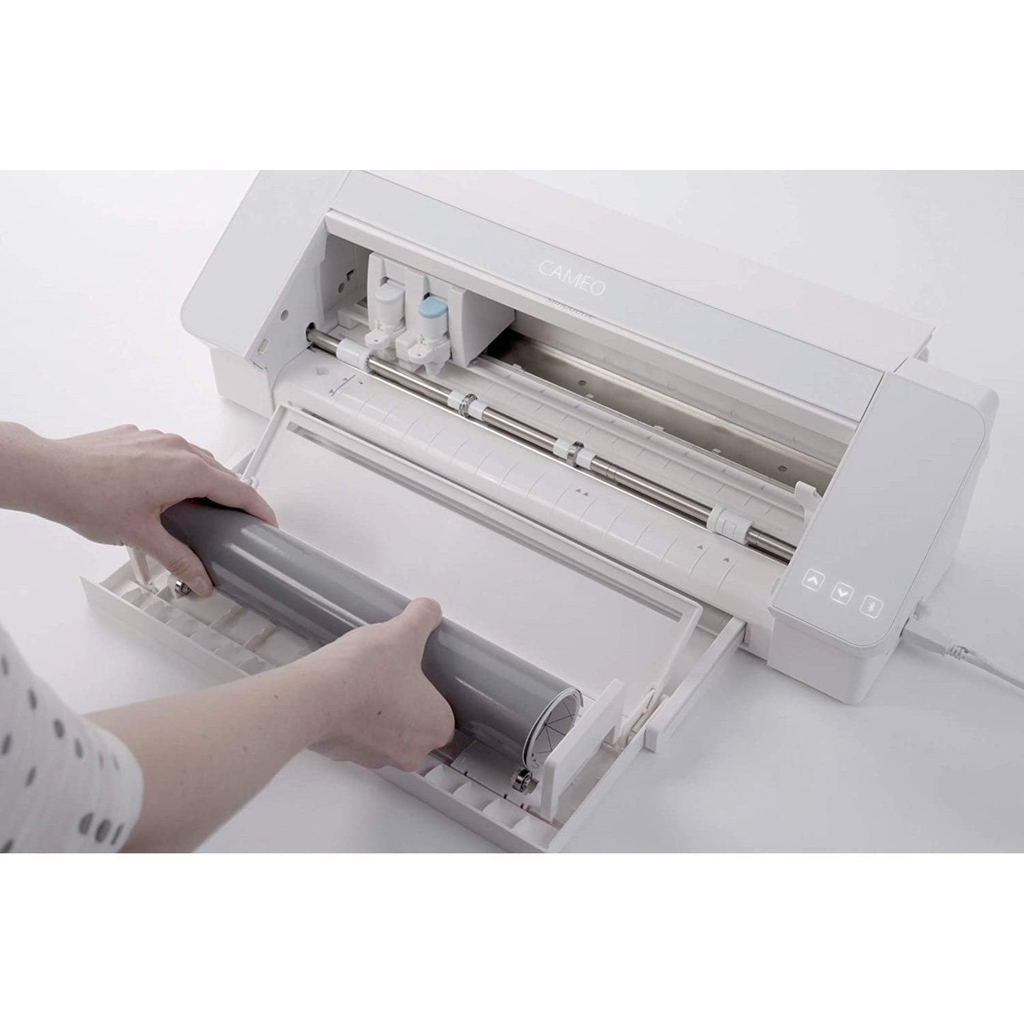 Cameo 4 Silhouette Cutting Machine White Powerful Precision Cutting