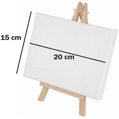 Canvas 15 X 20 Cm Mini Square Stretched Canvas