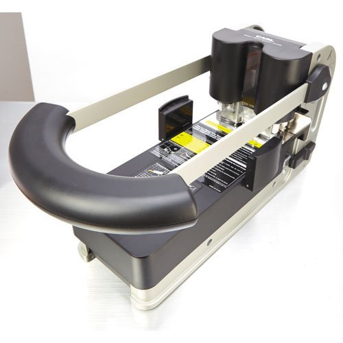 Carl Heavy Duty Punch Machine, 2 Hole Paper Punch 330 Sheet Punch Capacity - Black And Silver