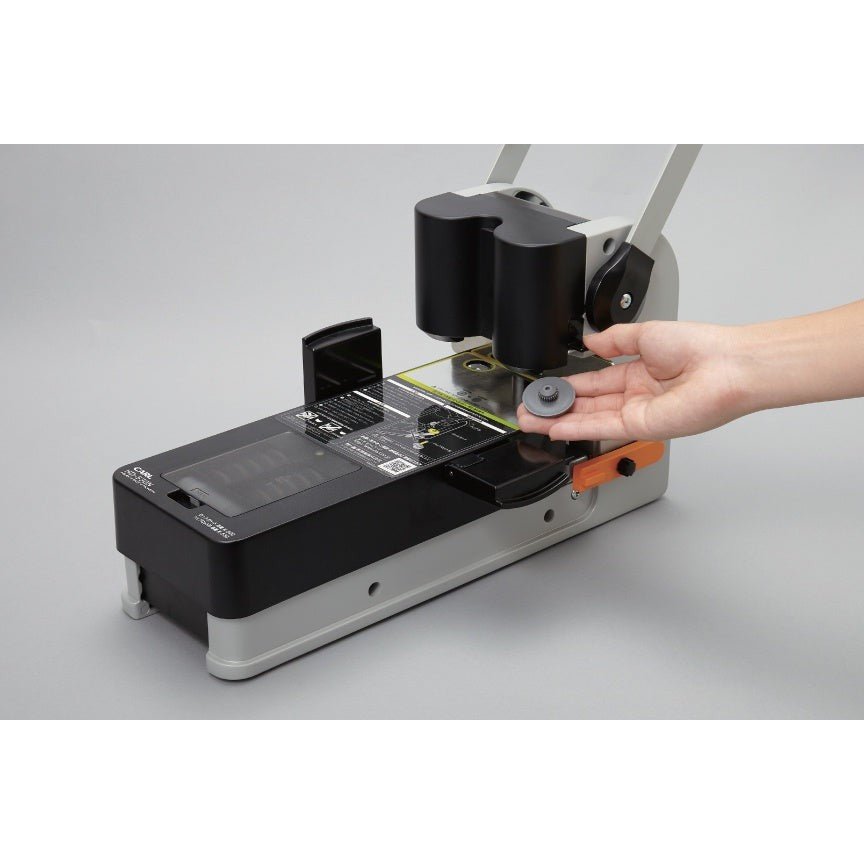 Carl Heavy Duty Punch Machine, 2 Hole Paper Punch 330 Sheet Punch Capacity - Black And Silver