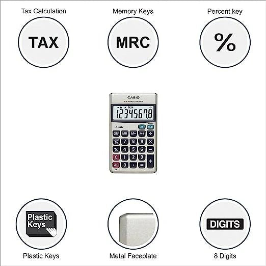 Casio Calculator LC-403TV Electronic Calculator