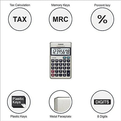 Casio Calculator LC-403TV Electronic Calculator