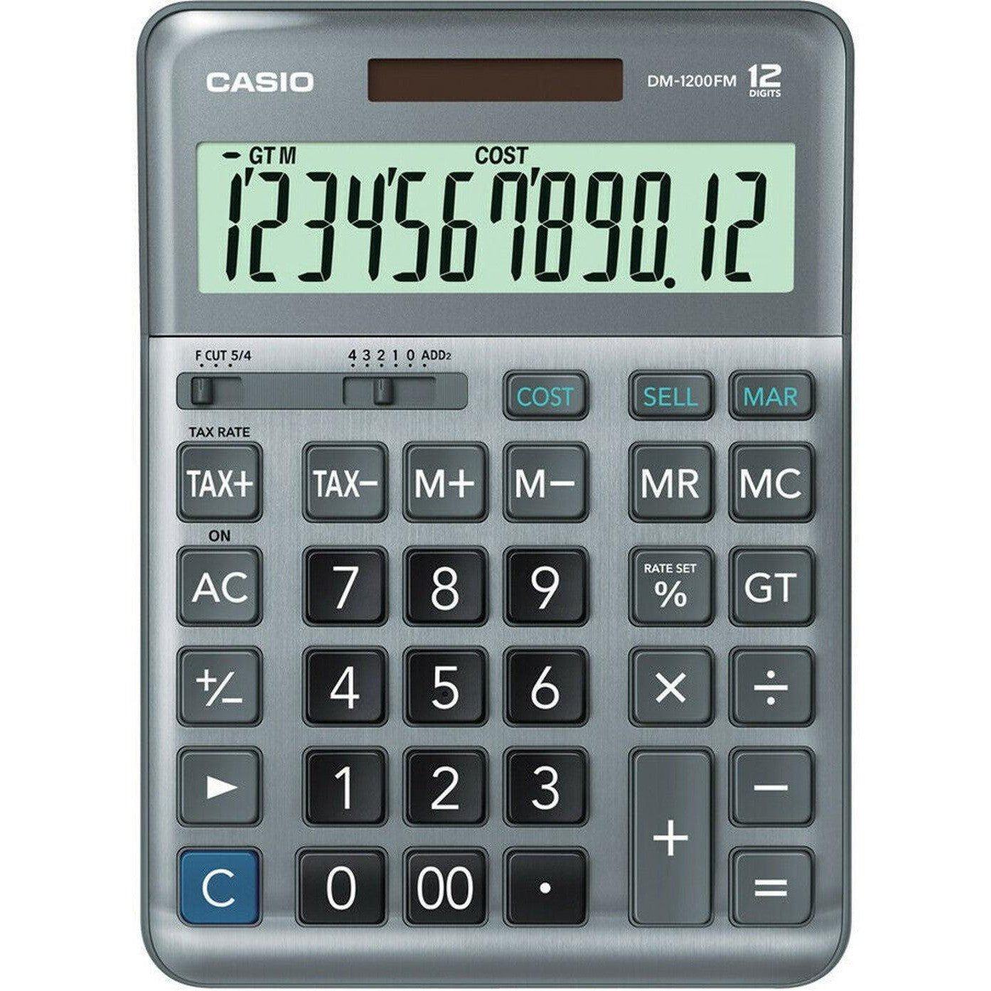 Casio Dm 1200Fm Desktop Electronic Calculators