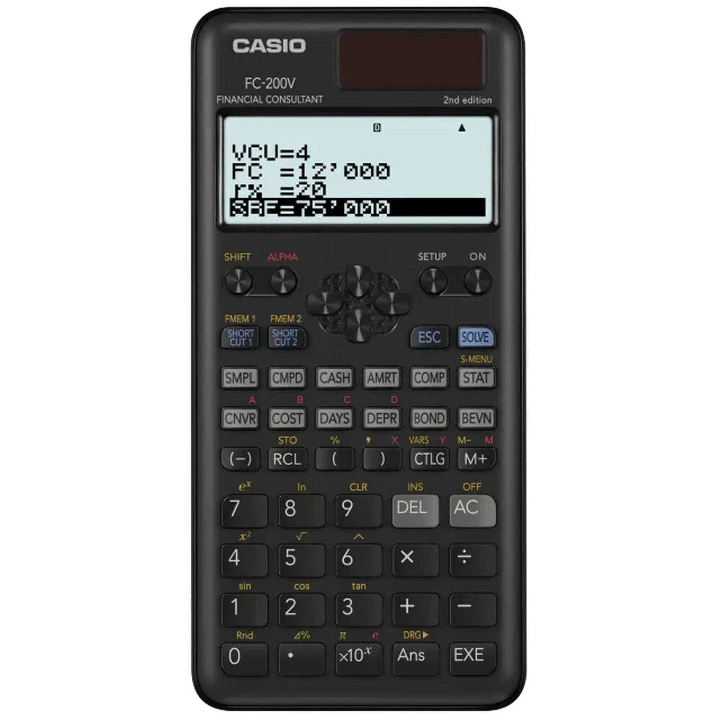 Casio Fc-200V Financial Calculator