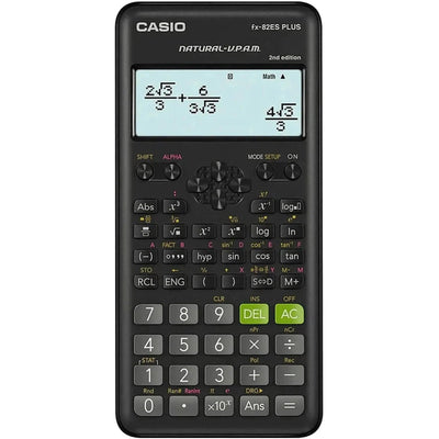 Casio Fx82Es Plus Black Display Scientific Calculator With 252 Functions