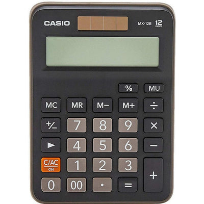 Casio Mx 12B Value Series Desk Top Compact Desk Type Calculator