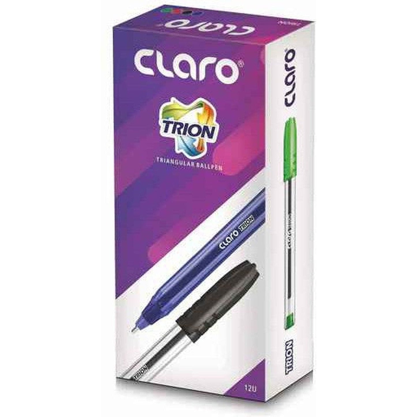 Claro Trion White C-Cap Pen 1.0 Mm (12/Box)