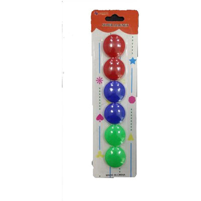 Color Magnets 30Mm 6 Pcs
