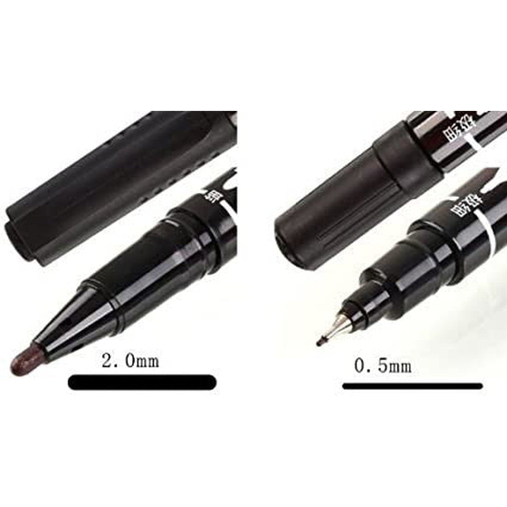 Comix 2 In 1 Marker Black Mk804