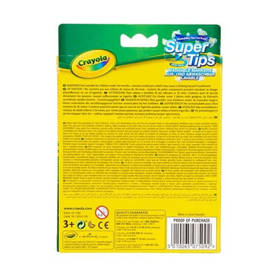 Crayola 12 Bright Supertips Markers