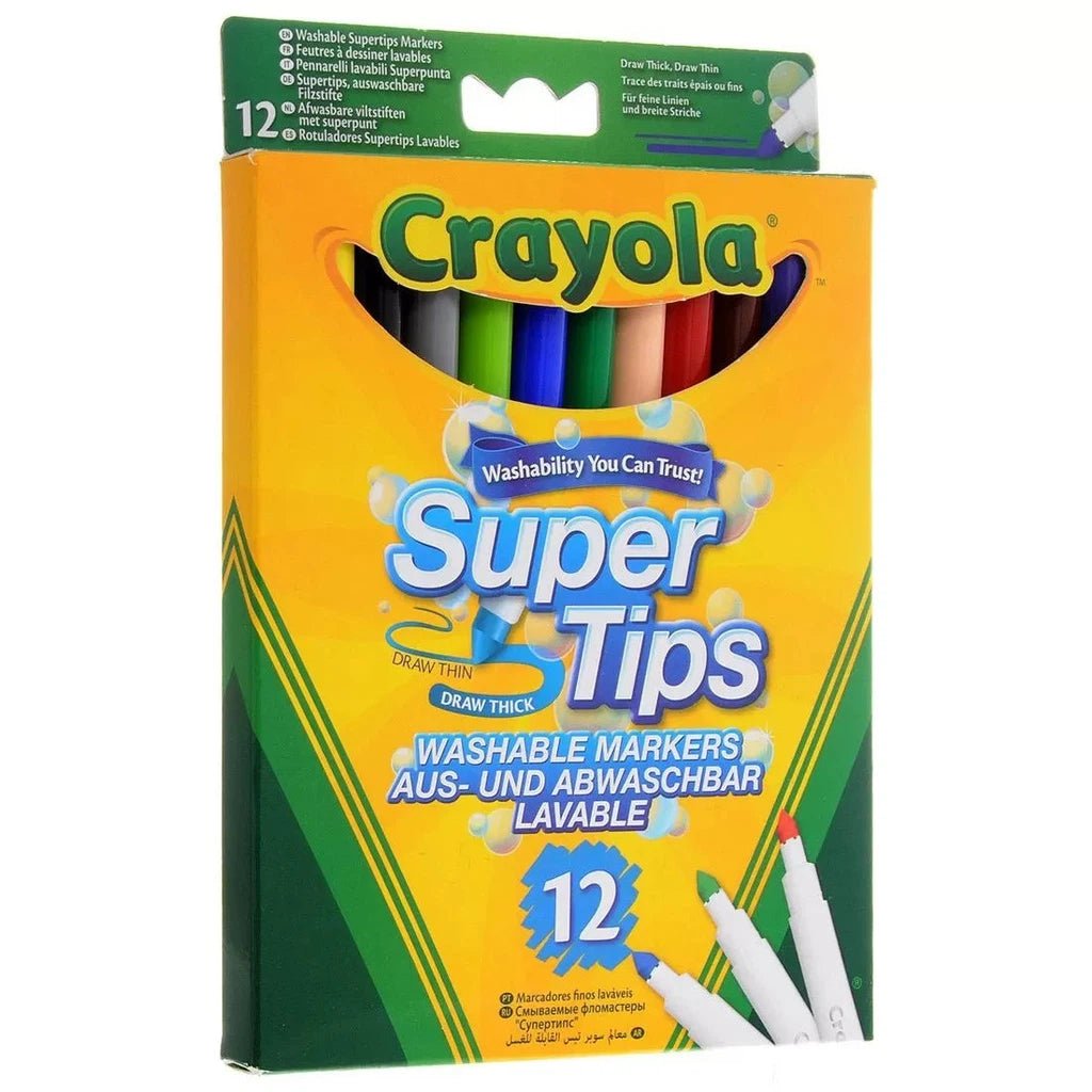 Crayola 12 Bright Supertips Markers