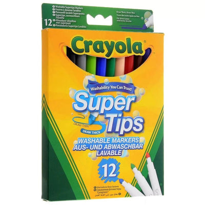 Crayola 12 Bright Supertips Markers