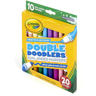 Crayola Double Doodlers Dual Ended Markers 20 Colors
