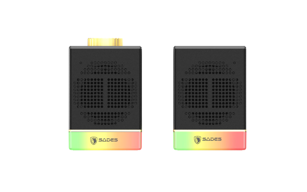 SADES Dionsyn SA-SP02 Desktop Stereo Speakers - 10W / Bluetooth / 2.0 Channel