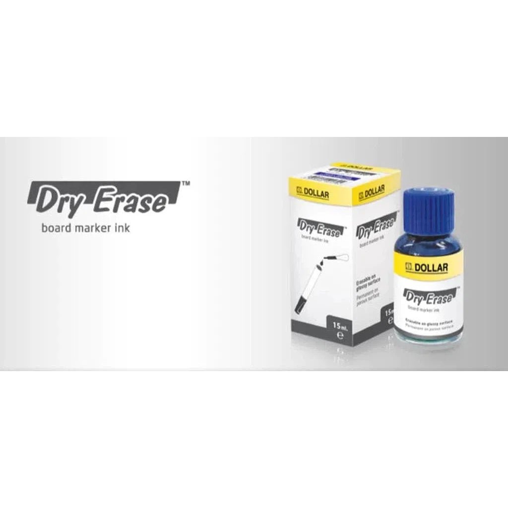 Dollar Dry Erase White Board Marker Ink Bottle 15Ml