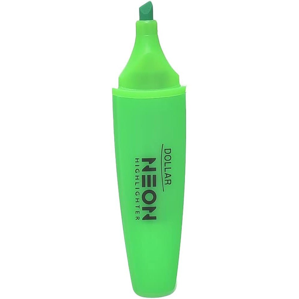 Dollar Neon Highlighter HL-625 Pack of 10's Single Color