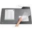 Durable Desk Mat With 4-Port Usb Hub Black 7215