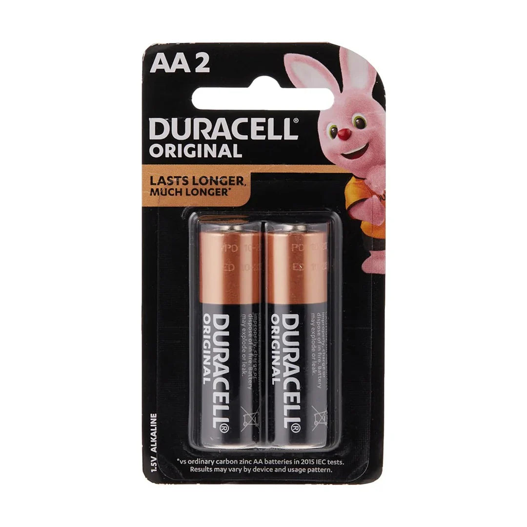 Duracell Aa Alkaline Batteries 2 Pack (1.5V)