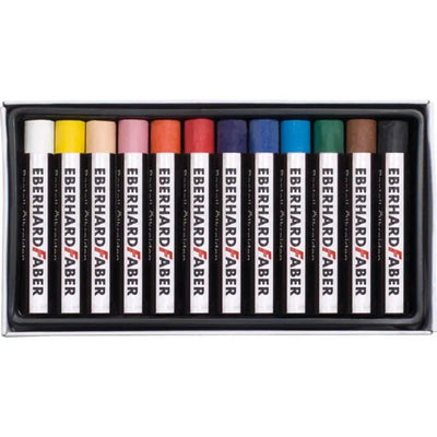 EBERHARD FABER Artist Color Oil Pastel Crayons Cardboard Box of 12