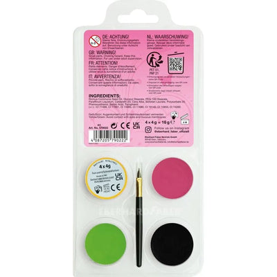 EBERHARD FABER Face Paint Set Butterfly - 4 Color 1 Brush