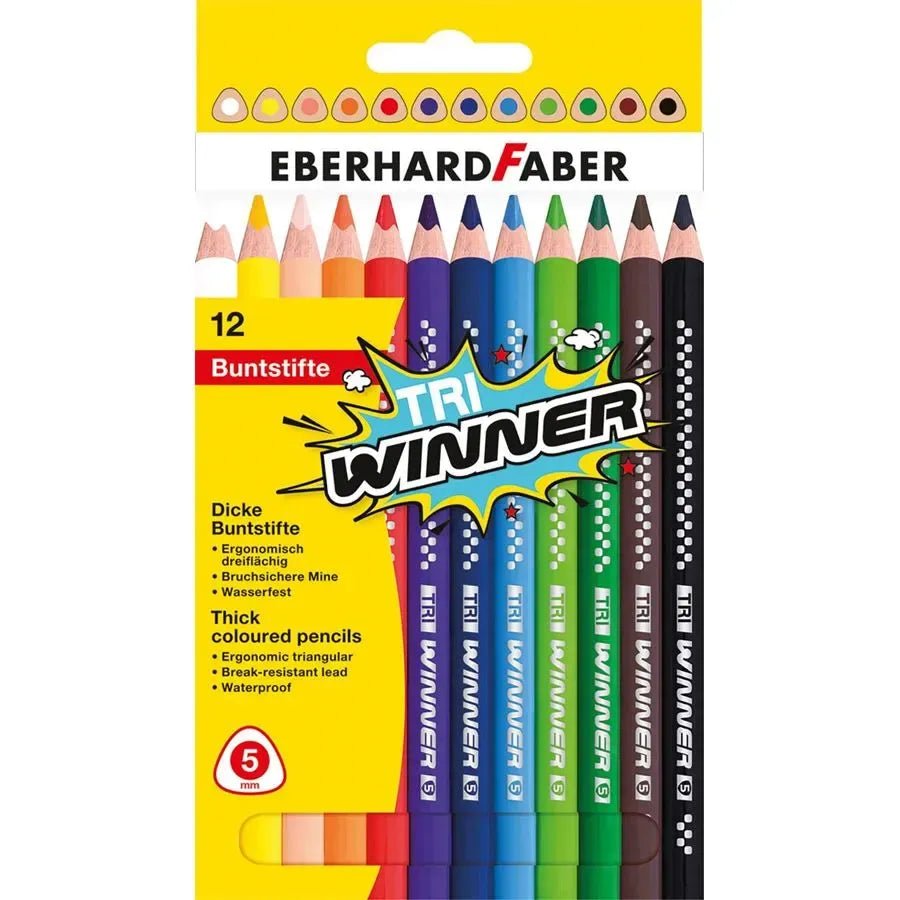 Eberhardt Faber 12 TRI Winner colored pencils