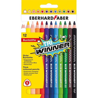 Eberhardt Faber 12 TRI Winner colored pencils