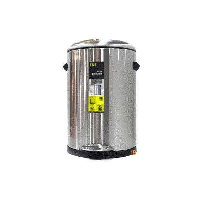 Eko Stainless Dustbin Luxury 20 Liter - EK9217-20L
