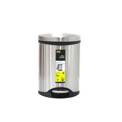 Eko Stainless Dustbin Luxury 6 Liter - EK9218-6L