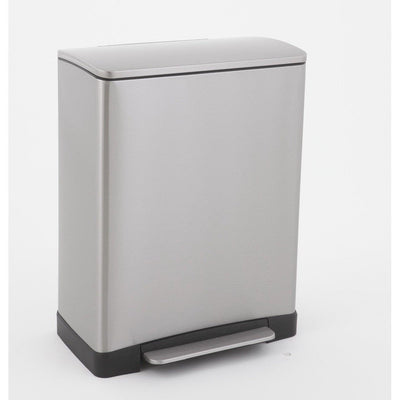 Eko Stainless Rectangular Dustbin 20 Liter - EK9268MT-20L