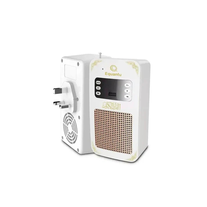 Equantu SQ-669 Smart Wall Plug Quran Speaker with Remote – Wireless Quran Recitation & Audio System