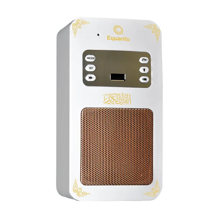 Equantu SQ-669 Smart Wall Plug Quran Speaker with Remote – Wireless Quran Recitation & Audio System