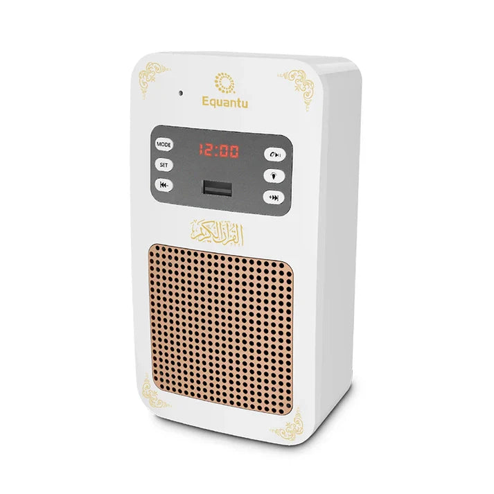 Equantu SQ-669 Smart Wall Plug Quran Speaker with Remote – Wireless Quran Recitation & Audio System
