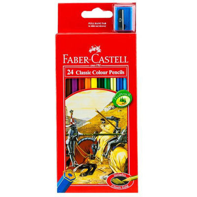 Faber Castell-Classic Color Pencil 24 Colors (Full Size)
