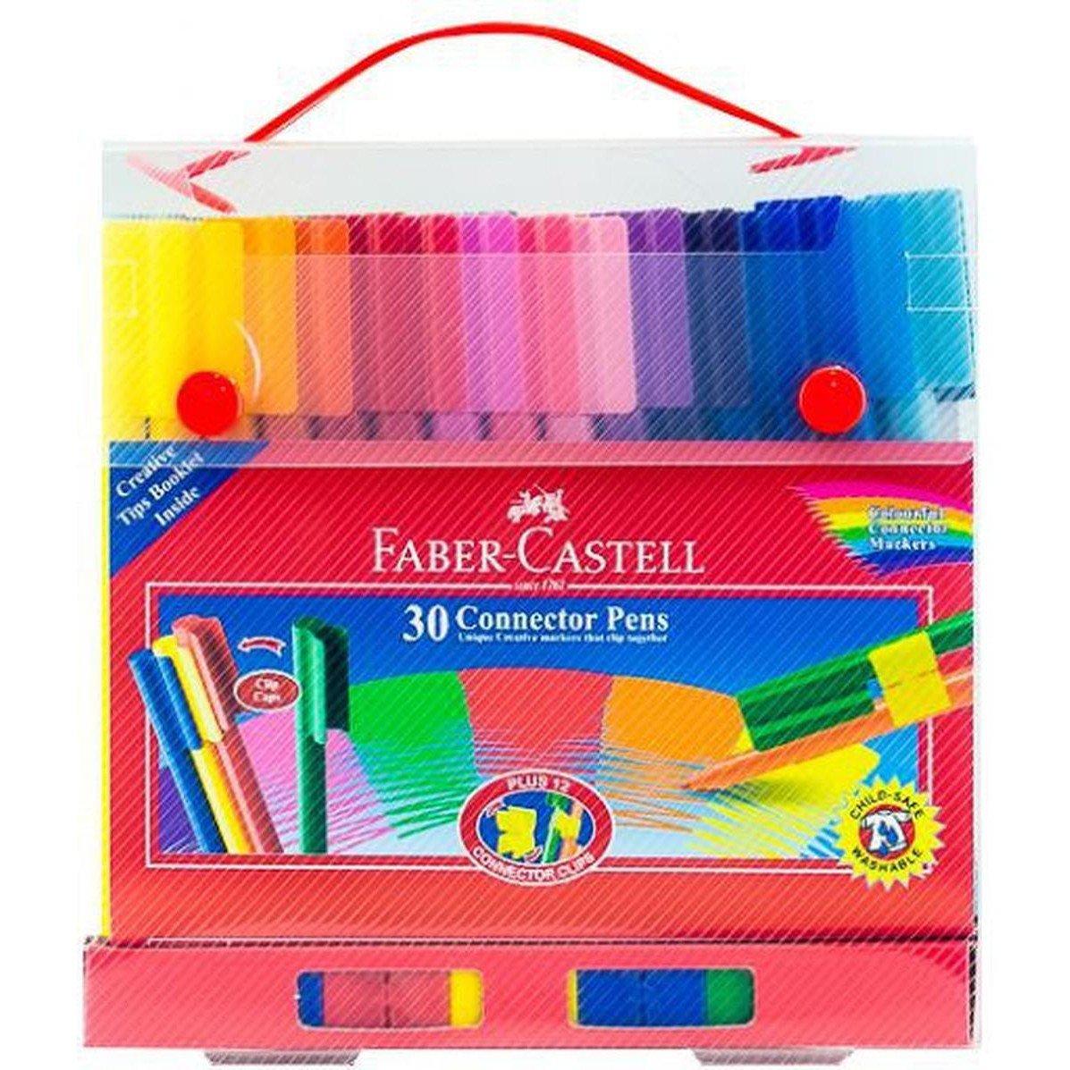 Faber Castell-Connector Pen Bucket Set (30 Colors)