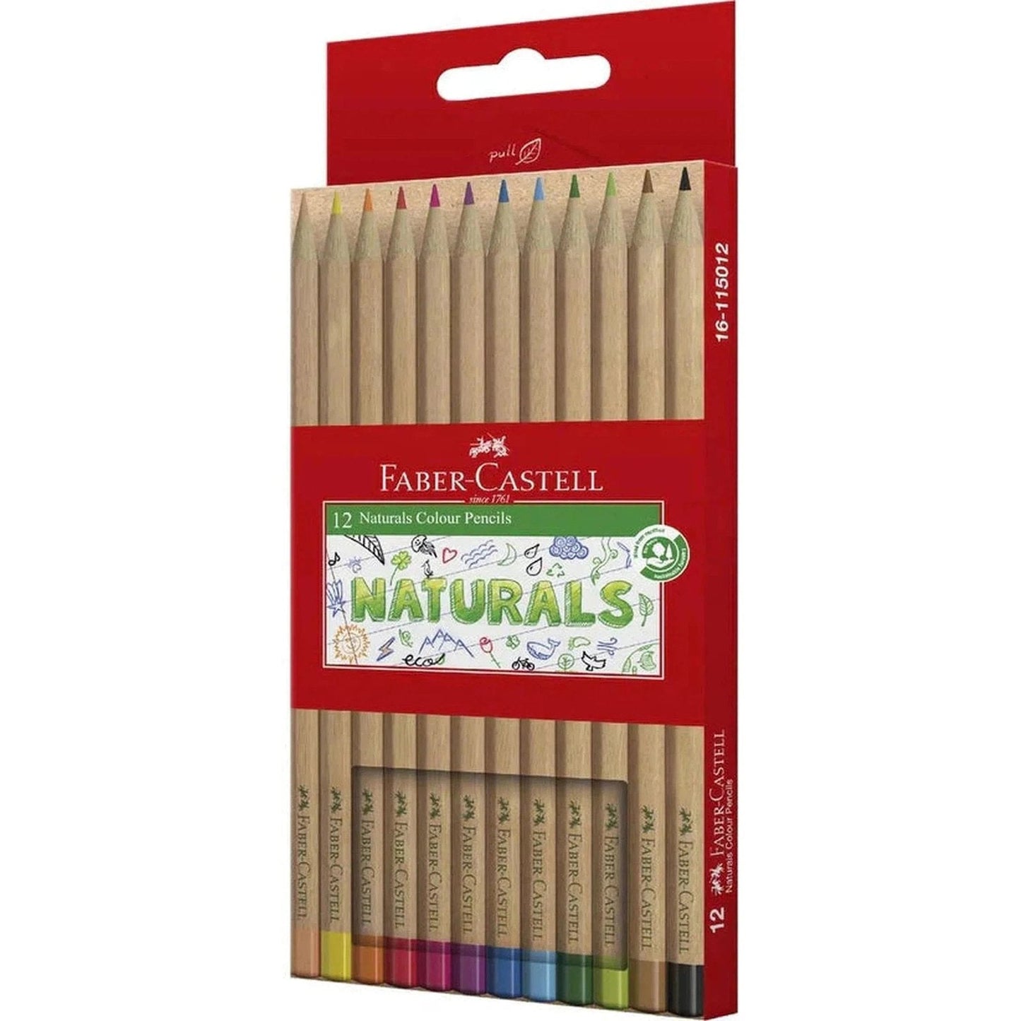 Faber Castell Natural Colour Pencils 12