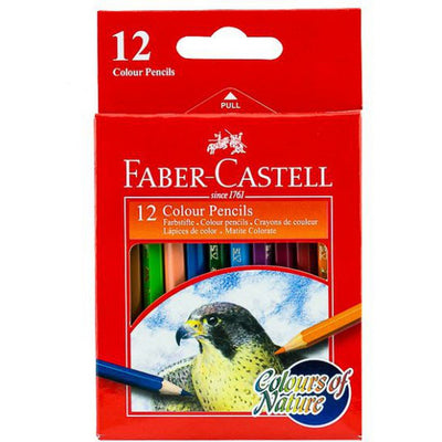 Faber Castell-Nature Color Pencil 12 (Half Size)