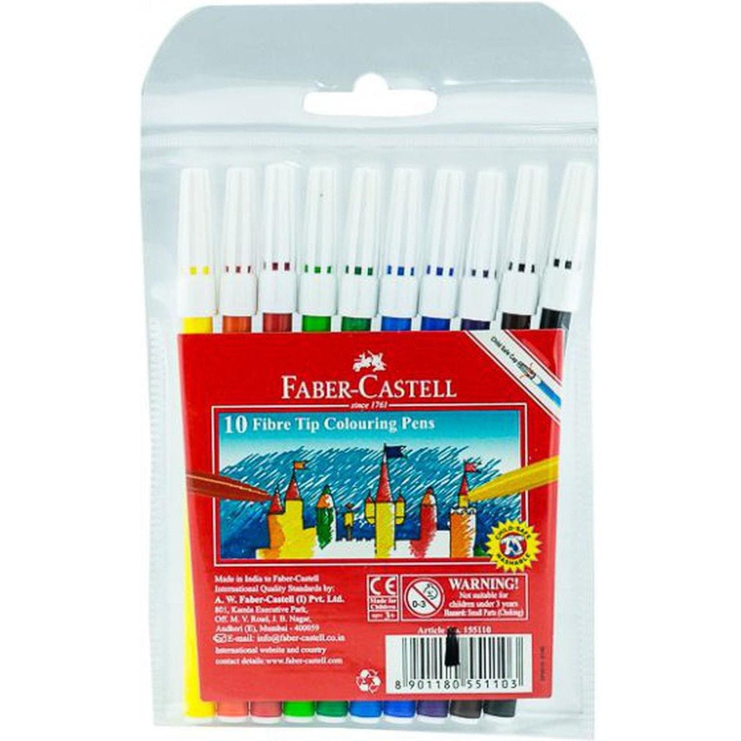 Faber Castell-Sketch Pen 10 Colors
