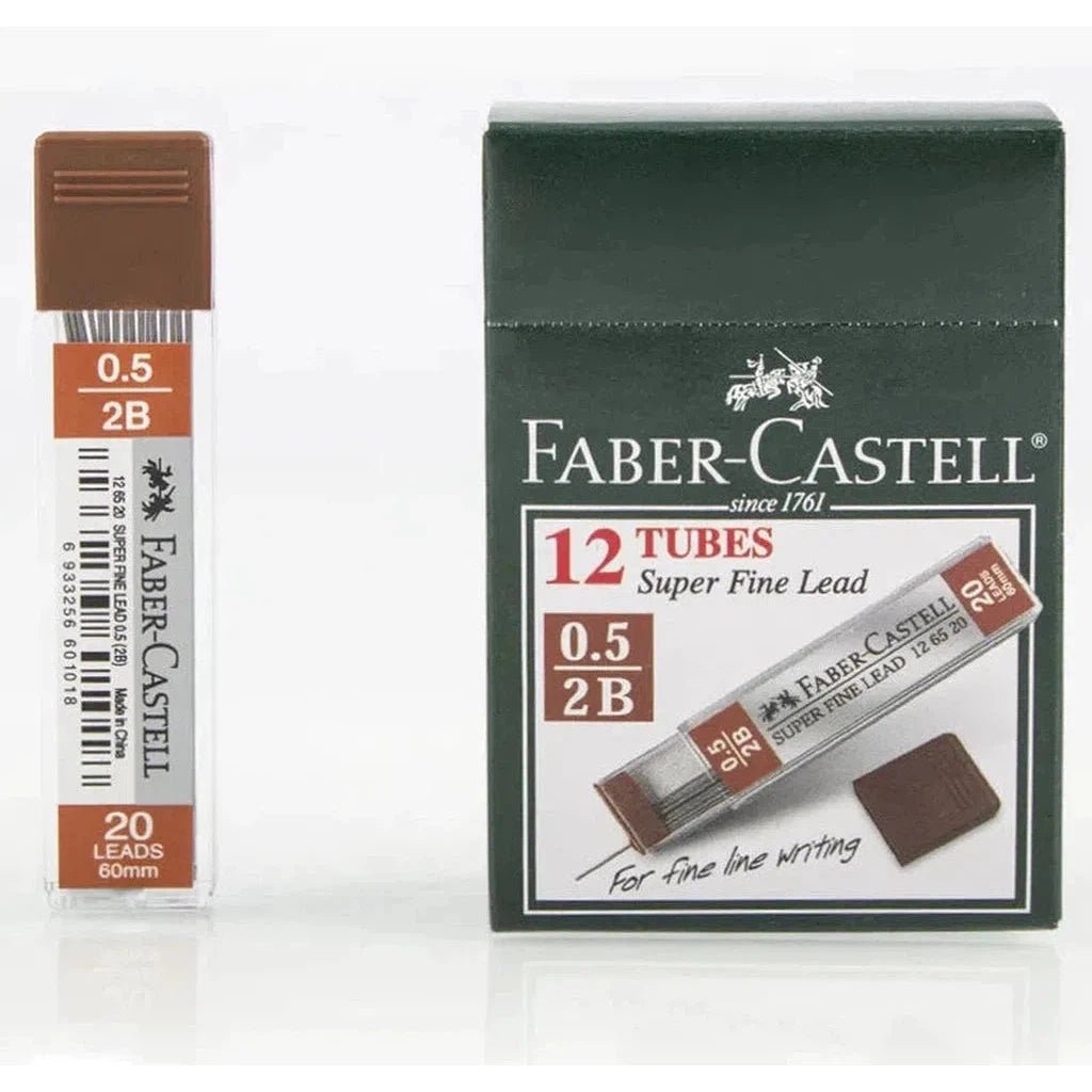 Faber Castell Super Fine Leads 0.5Mm Hb [126525]