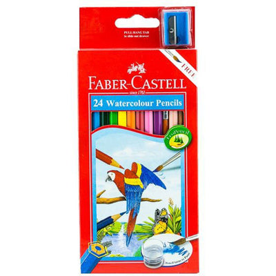 Faber Castell-Water Color Pencil 24 Colors (Full Size)