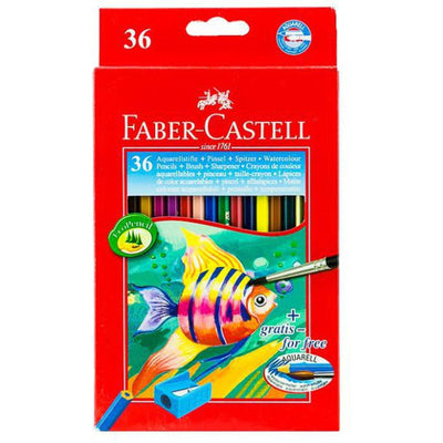 Faber Castell-Water Color Pencil 36 Colors (Full Size)