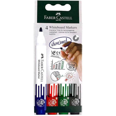 Faber Castell Whiteboard Markers 4 Colors