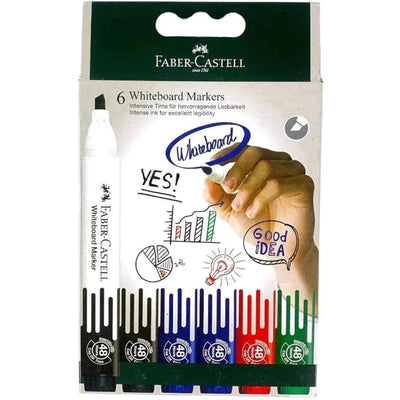 Faber Castell Whiteboard Markers 6 Colors