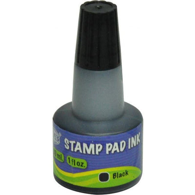 Fis (Fsik030Bk) Black Stamp Pad Ink Without Oil - 30Ml