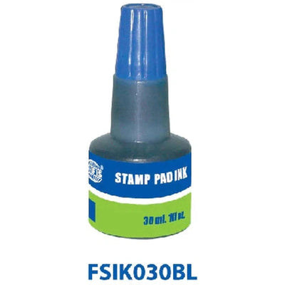 Fis (Fsik030Bl) Blue Stamp Pad Ink Without Oil - 30Ml
