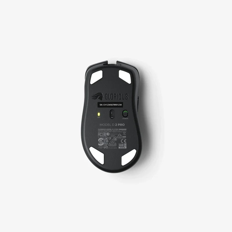 Glorious Model D 2 PRO 1K Hz Wireless Competitive Gaming Mouse - Black
