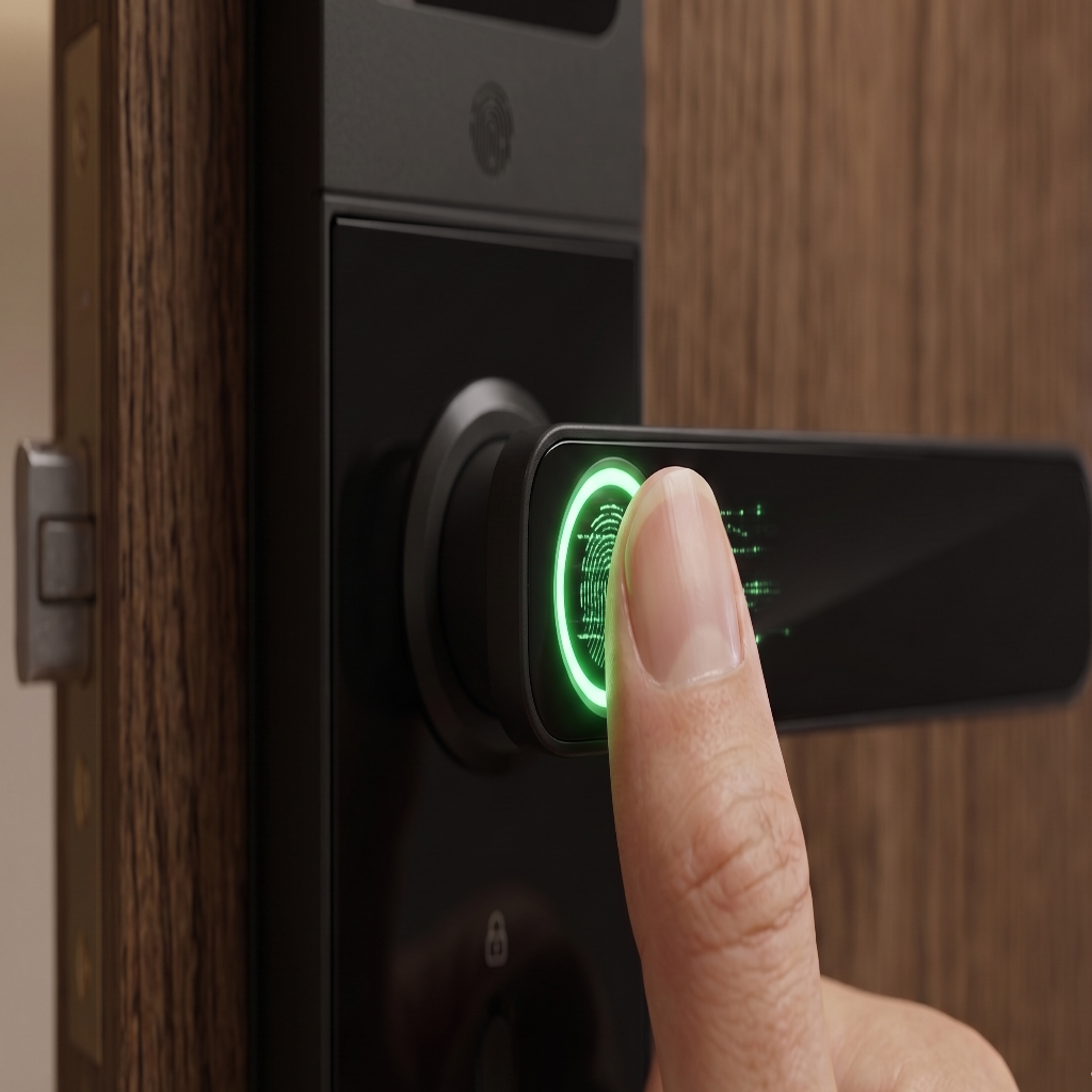 Quantum Guard X1: 7-in-1 Wooden Door Smart Lock